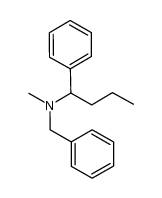 N-benzyl-N-methyl-1-phenylbutan-1-amine结构式