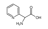 (S)-2-氨基-2-(吡啶-2-基)乙酸结构式