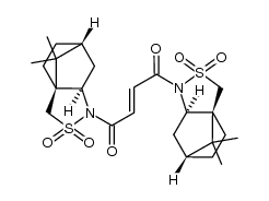 N,N'-fumaroylbis[(2R)-bornane-10,2-sultam]结构式