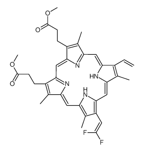 3(2),3(2)-difluoroprotoporphyrin dimethyl ester structure