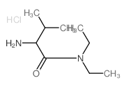 2-Amino-N,N-diethyl-3-methylbutanamide hydrochloride结构式