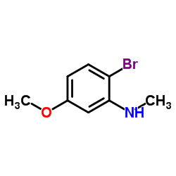 2-Bromo-5-methoxy-N-methylaniline Structure