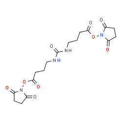 Urea crosslinker – C₄-arm, NHS ester (DSBU, BuUrBU) Structure