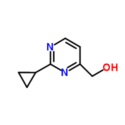 (2-Cyclopropyl-4-pyrimidinyl)methanol结构式