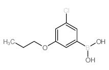 (3-Chloro-5-propoxyphenyl)boronic acid Structure