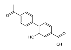 4-(4-acetylphenyl)-3-hydroxybenzoic acid Structure