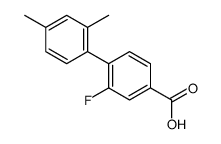 4-(2,4-dimethylphenyl)-3-fluorobenzoic acid Structure