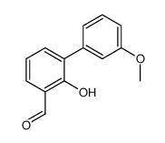 2-hydroxy-3-(3-methoxyphenyl)benzaldehyde Structure