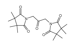 1,3-bis(tetramethylsuccinimido)acetone结构式