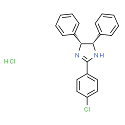 2-(4-chlorophenyl)-4,5-diphenyl-2-imidazoline hydrochloride structure