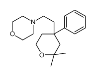 4-[2-(2,2-dimethyl-4-phenyloxan-4-yl)ethyl]morpholine Structure