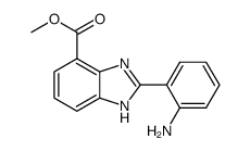 methyl 2-(2-aminophenyl)-1H-benzimidazole-4-carboxylate Structure