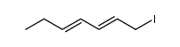1-iodohepta-2,4-diene Structure