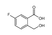 5-fluoro-2-(hydroxymethyl)benzoic acid结构式
