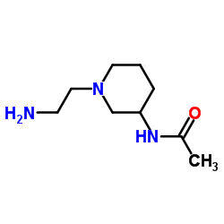 N-[1-(2-Aminoethyl)-3-piperidinyl]acetamide结构式