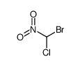 Bromochloronitromethane Structure