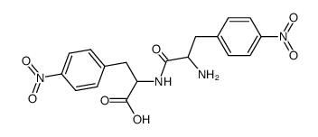 4-nitro-N-(4-nitro-phenylalanyl)-phenylalanine结构式