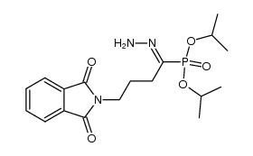 diisopropyl 4-phthalimidobutanoylphosphonate hydrazone结构式