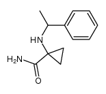 (*/-)-1-[(methylbenzyl)amino]cyclopropanecarboxamide Structure