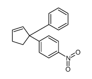 1-nitro-4-(1-phenylcyclopent-2-en-1-yl)benzene Structure