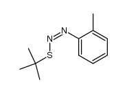 (Z)-(2-methylphenyl)azo tert-butyl sulfide结构式