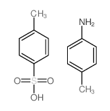 4-methylaniline; 4-methylbenzenesulfonic acid结构式