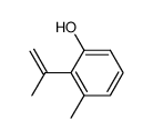 2-Isopropenyl-3-methyl-phenol Structure