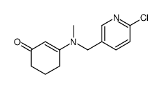3-[(6-chloropyridin-3-yl)methyl-methylamino]cyclohex-2-en-1-one Structure