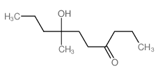 4-Decanone,7-hydroxy-7-methyl-结构式