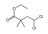 ethyl 4,4-dichloro-2,2-dimethylbutanoate结构式