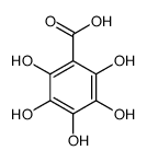 2,3,4,5,6-pentahydroxybenzoic acid Structure