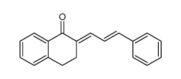 2-cinnamylidene-3,4-dihydro-2H-naphthalen-1-one Structure