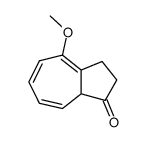 4-Methoxy-3,8a-dihydroazulen-1(2H)-one Structure