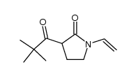 3-pivaloyl-1-vinylpyrrolidin-2-one结构式