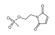 2-(2,5-dioxo-2,5-dihydro-1H-pyrrol-1-yl)ethyl Methanesulfonate Structure