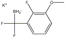 Potassium Trifluoro(3-methoxybenzyl)borate structure