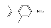 4-isopropenyl-3-methyl-aniline结构式