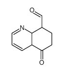 5-oxo-6,7,8,8a-tetrahydro-4aH-quinoline-8-carbaldehyde结构式