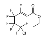 ethyl 6-chloro-3,4,4,5,5,6,6-heptafluorohex-2-enoate结构式