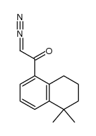 2-diazo-1-(5,5-dimethyl-5,6,7,8-tetrahydro-1-naphthyl)-1-ethanone Structure