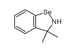 3,3-dimethyl-1,2-benzisoselenazoline Structure