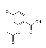2-acetyloxy-4-methoxybenzoic acid Structure