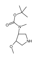 tert-butyl N-[(3S,4S)-4-methoxypyrrolidin-3-yl]-N-methylcarbamate picture