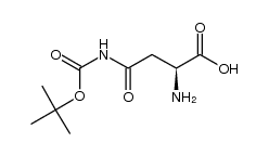 N-[(1,1-dimethylethoxy)carbonyl]-L-asparagine Structure