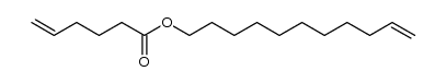 undec-10-en-1-yl hex-5-enoate结构式