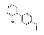 4'-METHYLSULFANYL-BIPHENYL-2-YLAMINE结构式
