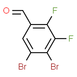 4,5-Dibromo-2,3-difluorobenzaldehyde Structure