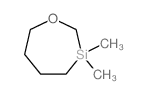 3,3-dimethyl-1,3-oxasilepane Structure