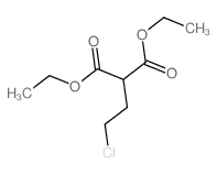diethyl 2-(2-chloroethyl)propanedioate结构式