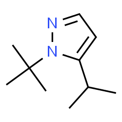 1H-Pyrazole,1-(1,1-dimethylethyl)-5-(1-methylethyl)-(9CI) structure
